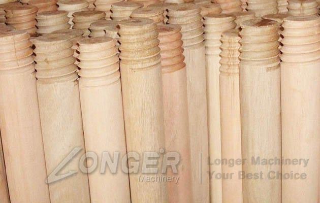 Wooden Mop Sticks Threading Machine|Broom Handle With Screw Threads Machine