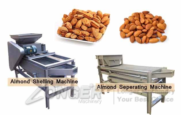 Almond Badam Cracking Shelling Machine|Almond Grading Decorticator Machine