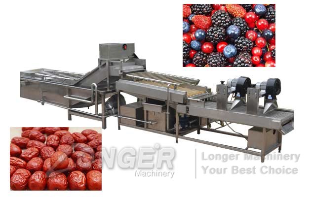 Industrial Dates Washing and Drying Machine Line