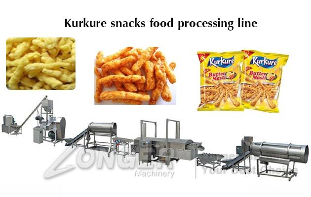 Automatic Kurkure Snacks Making Machine|Cheetos Niknak Puffed Food Processing Line