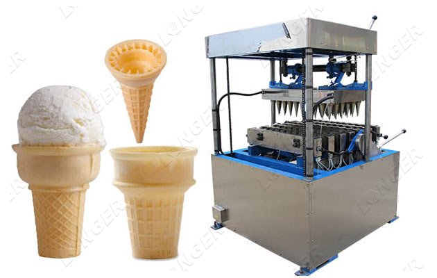 Ice Cream Wafer Cones Making Machine 