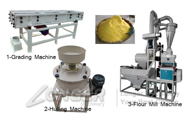 buckwheat flour processing machine