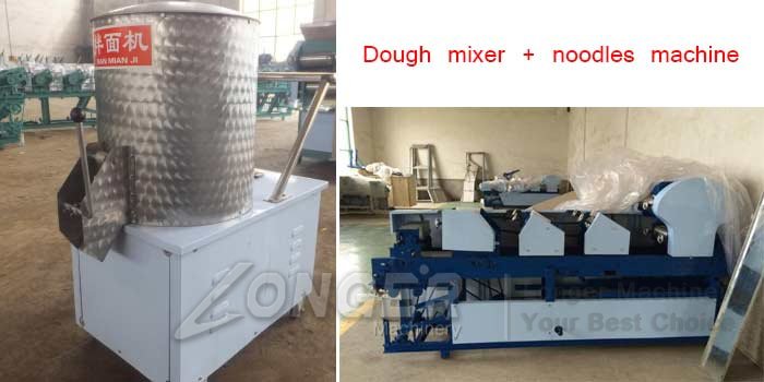 dough mixer and noodles making machine
