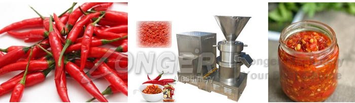 chili sauce grinding machine