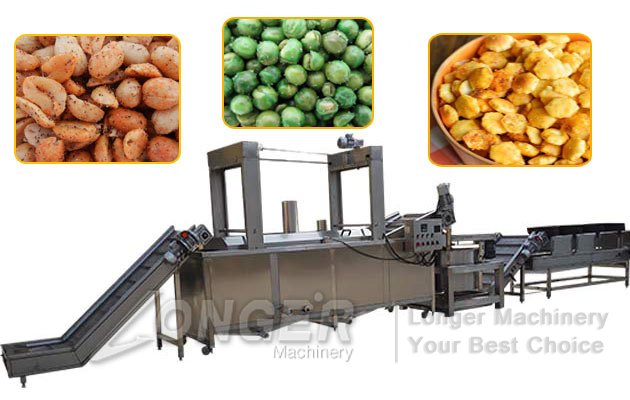 nuts frying line