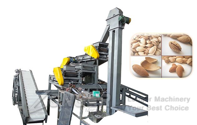 almond shelling machine