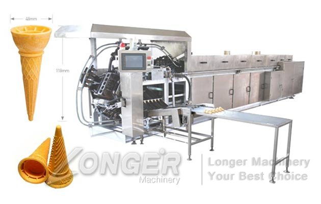 Automatic Ice Cream Wafer Cones Proce