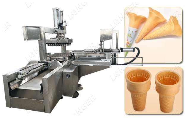 automatic wafer cone machine