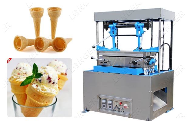 Ice Cream Wafer Cones Maker Machine Price LGDW-40