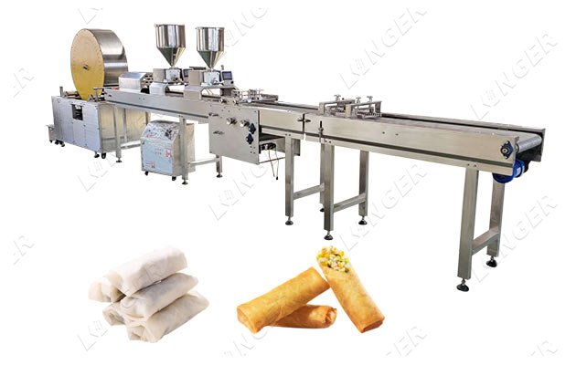 <b>Fully Automatic Spring Rolls Making Machine Factory Price</b>
