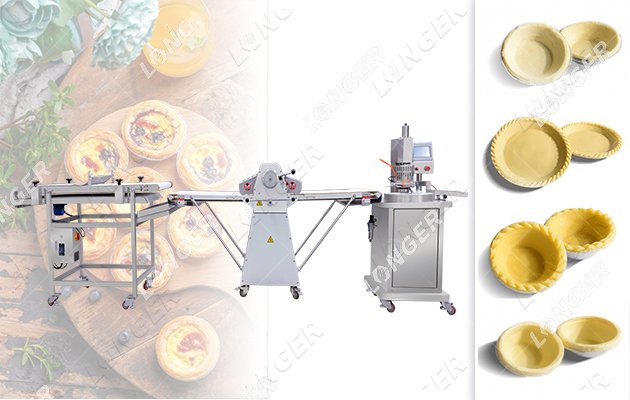 Automatic Tartlet Egg Tart Shells Press Machine