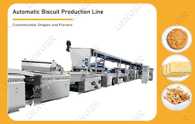 Multifunctional Biscuit Automatic Processing Plant Manufacturer