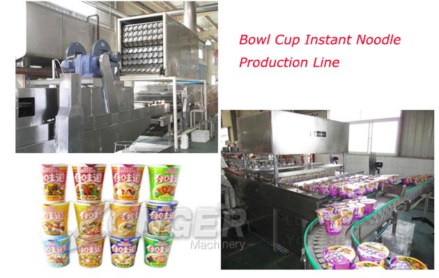 bowl cup instant noodle production line
