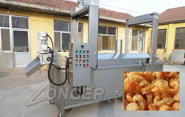 pork skin frying machine
