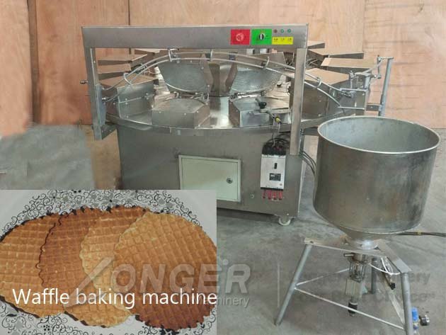 waffle cone baking machine