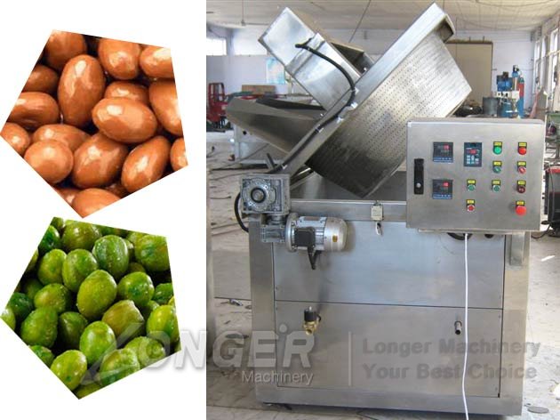 nuts frying machine