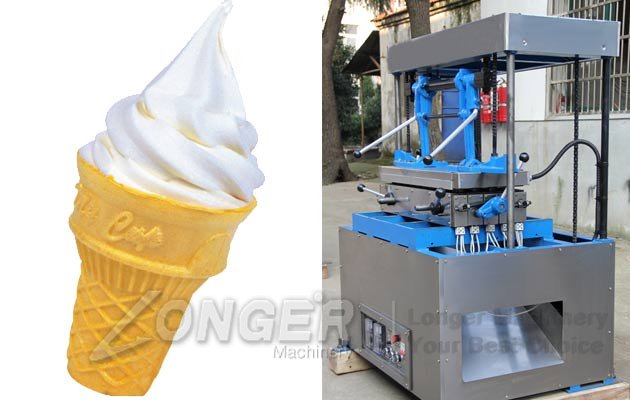 commercial ice cream wafer cone machine