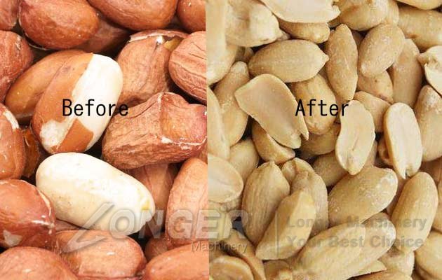 groundnuts skin removing machine