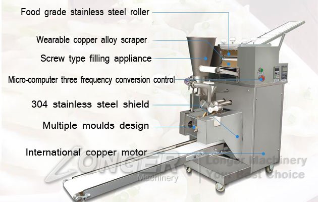 Chinese ravioli process machine