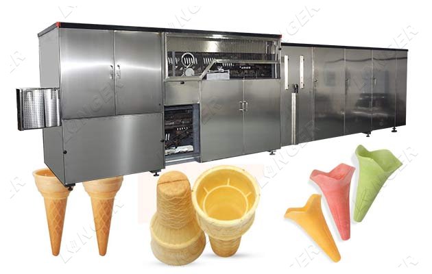 automatic ice cream cones machine