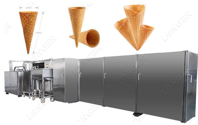 sugar cone baking machine
