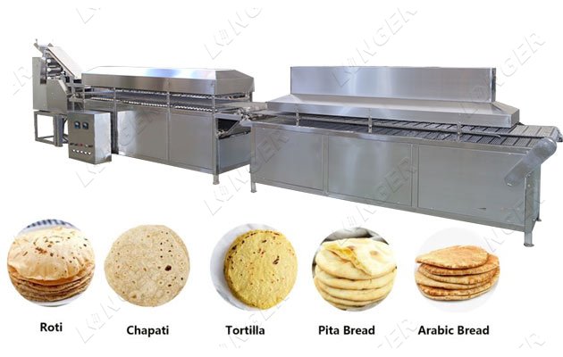 automatic arabic bread making machine