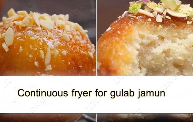 frying machine for gulad jamun snack