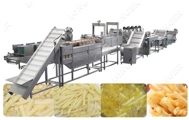 automatic french fries production line price