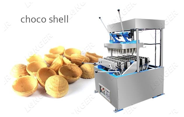 wafer chcoco shell making machine
