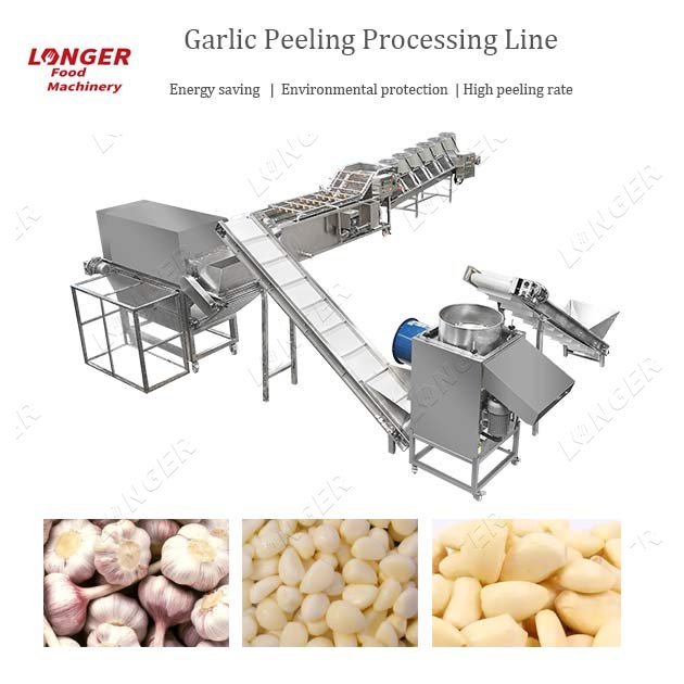 garlic peeling processing plant