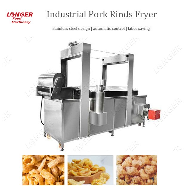 pork rinds automatic frying machine