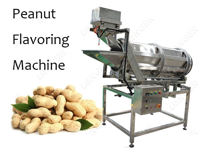 drum type peanut flavoring machine