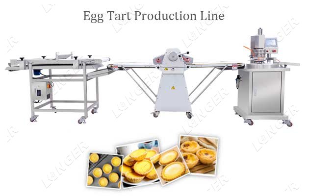 egg tart production line